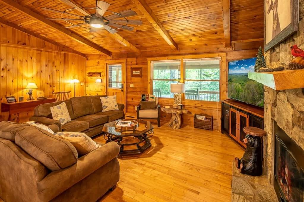 Cozy 'Grey Fox' Cabin Between Boone & Blowing Rock Exterior foto